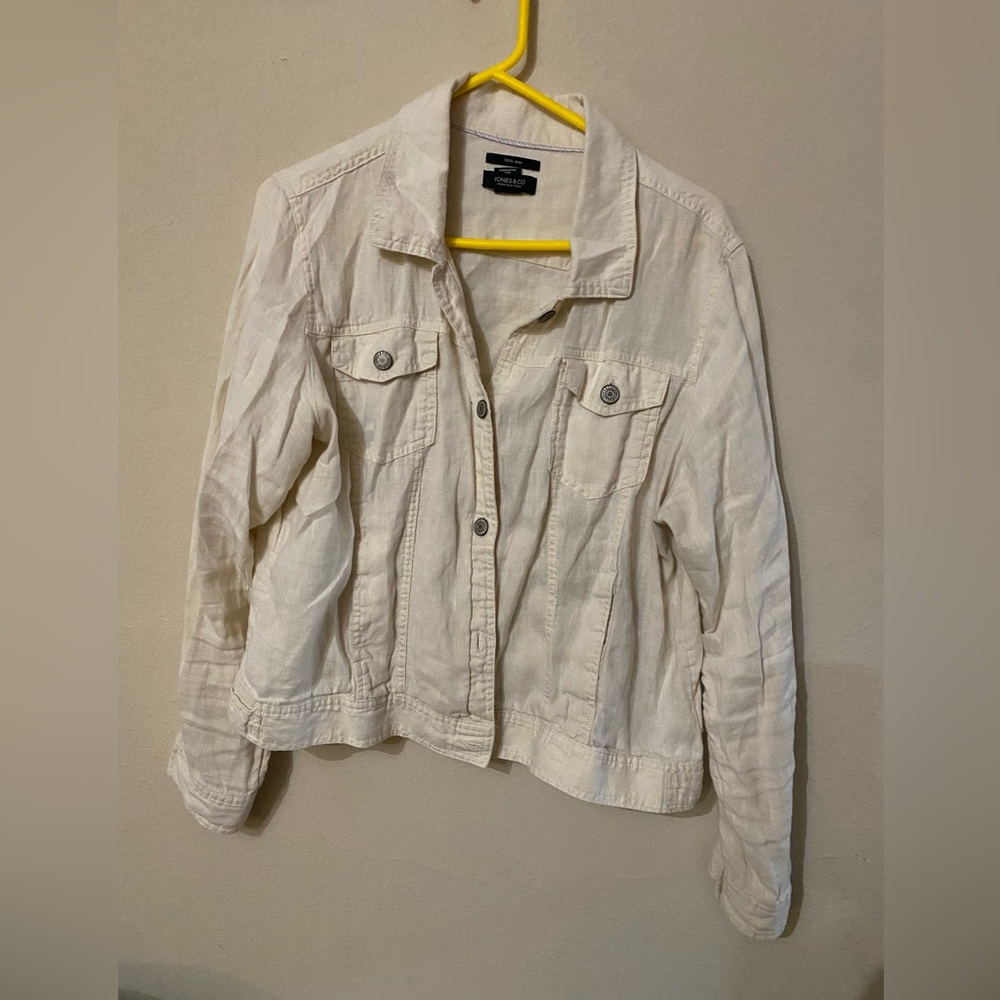 Jones & Co Linen Jacket - Picture 3 of 5